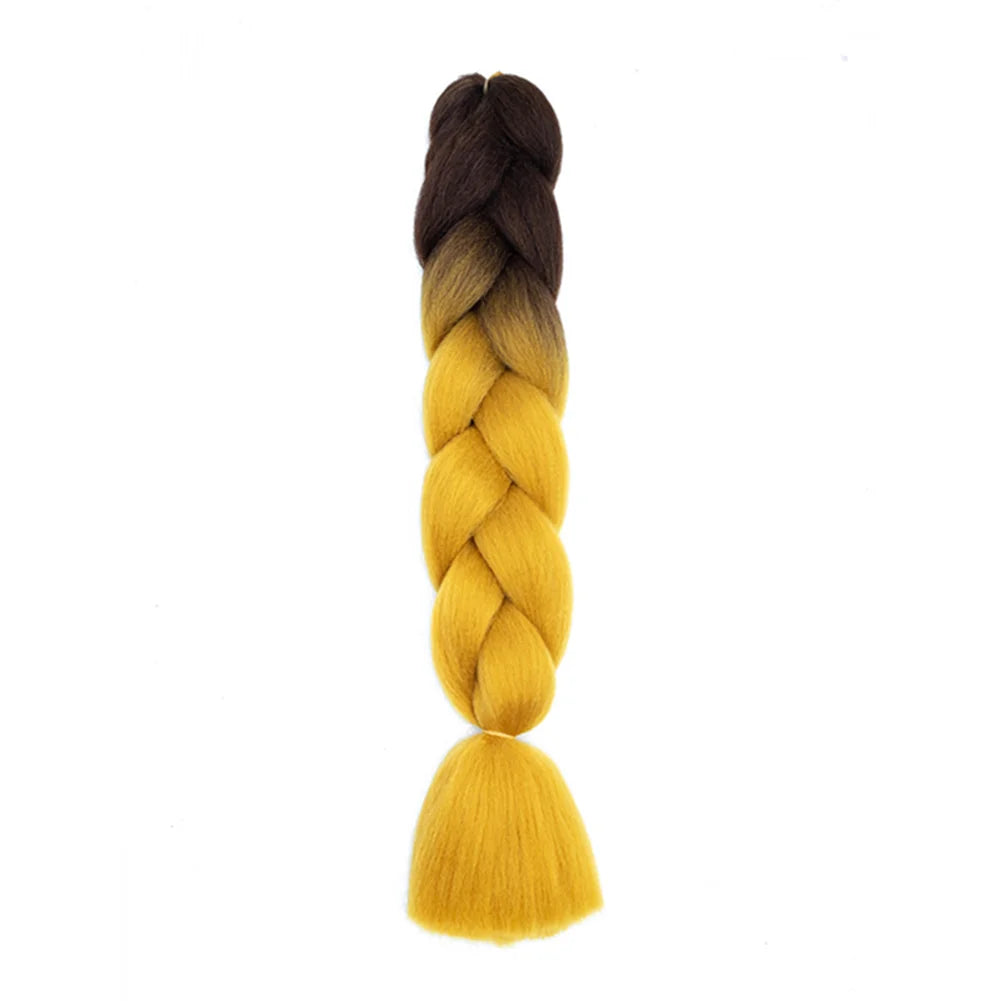 24 Inches Ombre Jumbo Braiding Hair Synthetic
