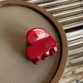 3.5cm Small Hair Claw Acetate Hair Crabs Cute Heart Shaped Hairclips Children Women Girls for Hair Accessories Hairpins Clips