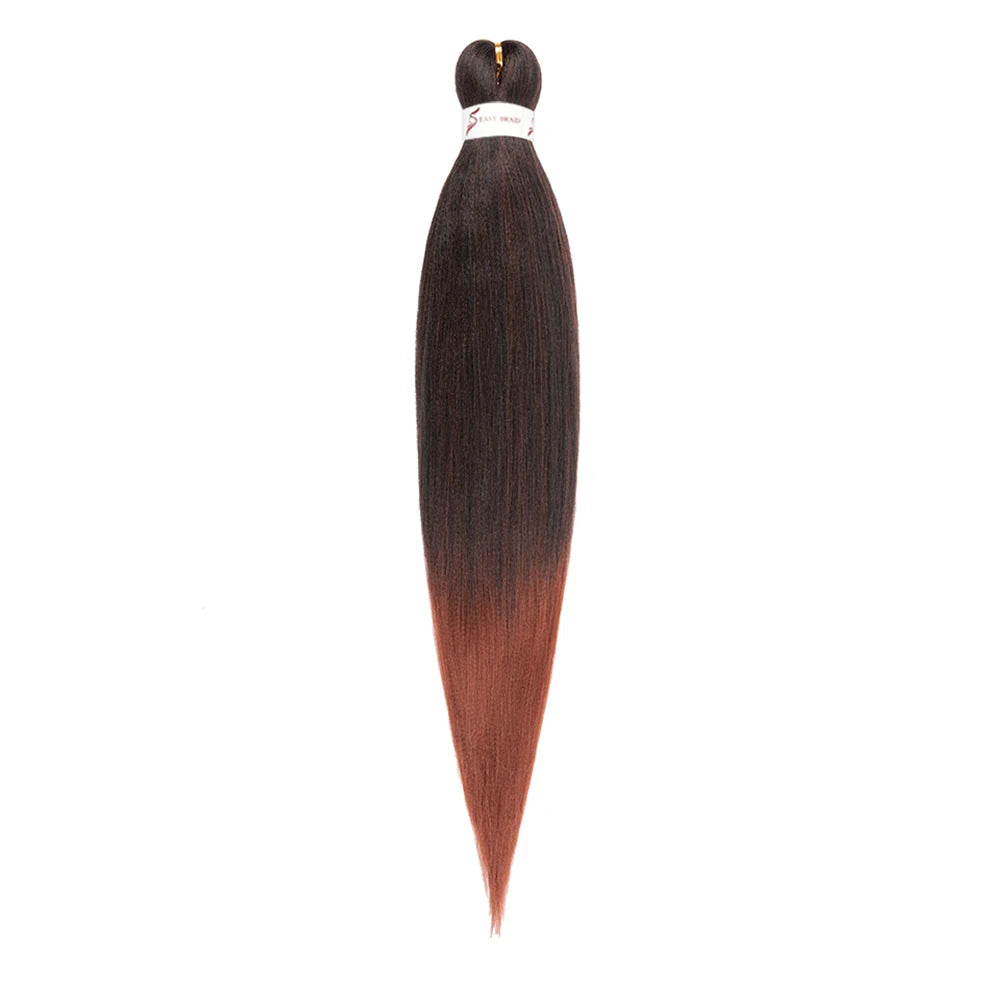 Pre-stretched Synthetic Braiding Hair Ombre