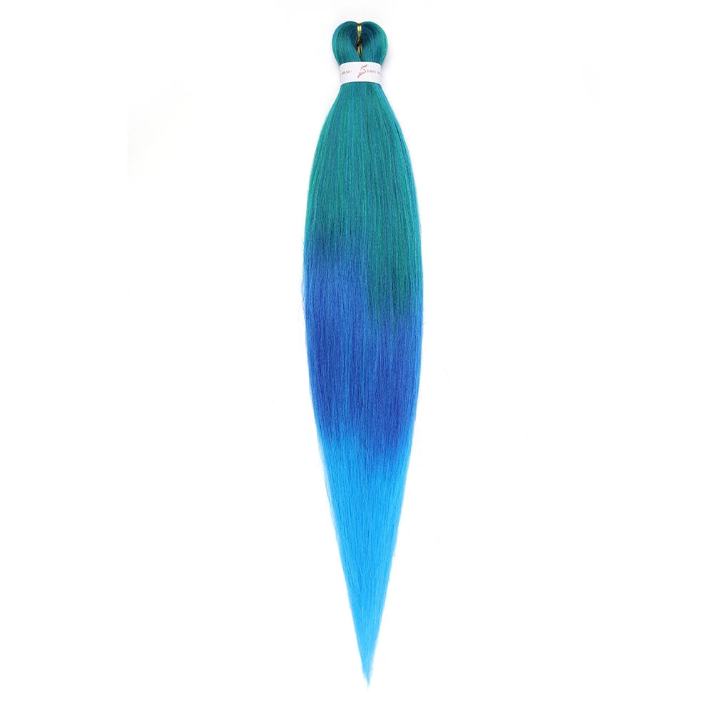 Pre-stretched Synthetic Braiding Hair Ombre