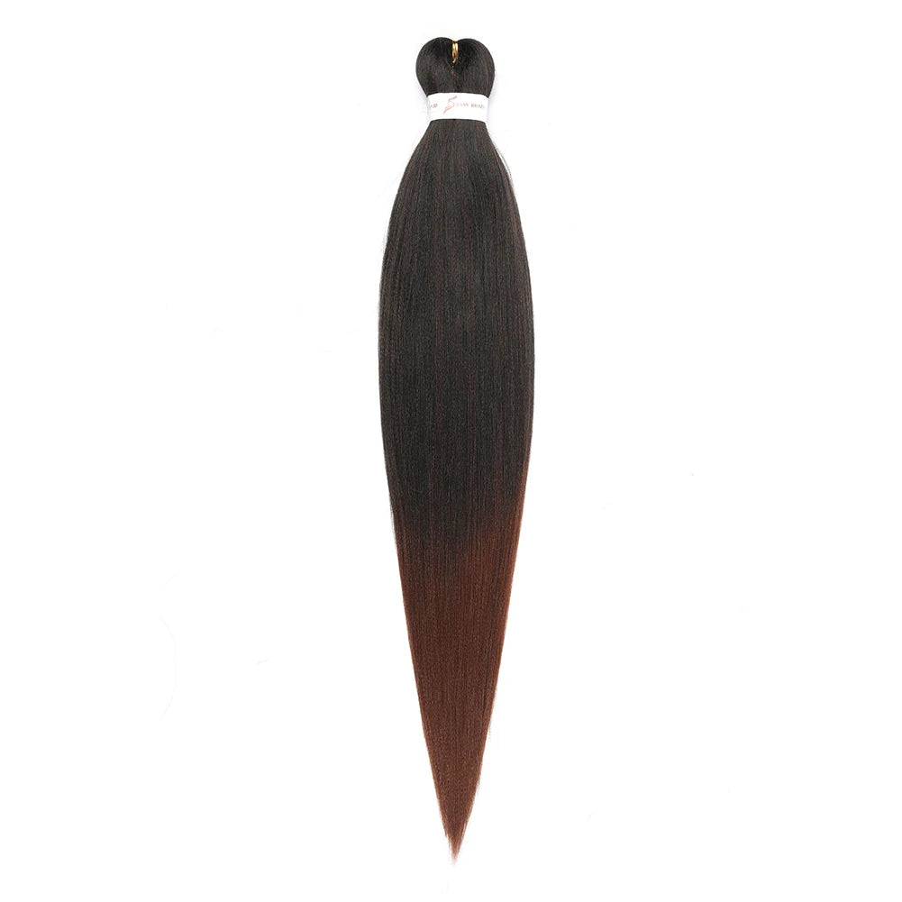 Pre-stretched Synthetic Braiding Hair Ombre