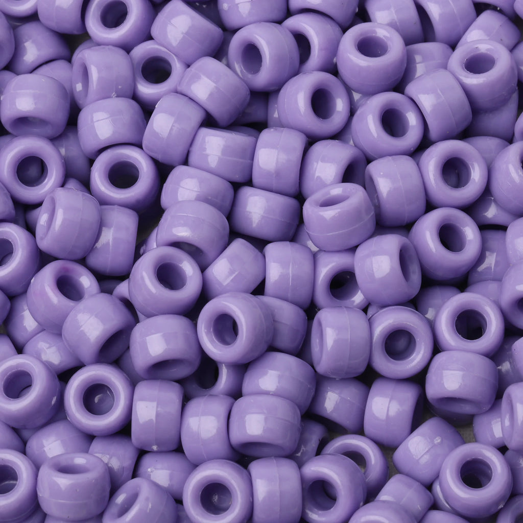 100pcs 6x9mm Colorful Pony Beads Fashion Big Hole Acrylic Beads Kids DIY Bracelet Necklace Making HandCrafts Girls Hair Beads