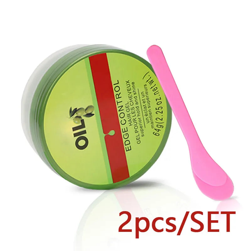 Olive Oil Edge Control Gel Lay Your Edges Down Hair Gel Smoothing Natural Curly Hair Edges Control Gel Silky Smooth Edges Pomade