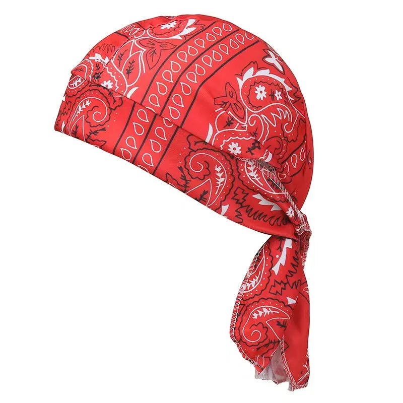 Men's Bandana Scarf Cycling Headscarf Handkerchief Head Outdoor Pirate Hat Motorcycle Printed Paisley Multi Color Hip-Hop Dance