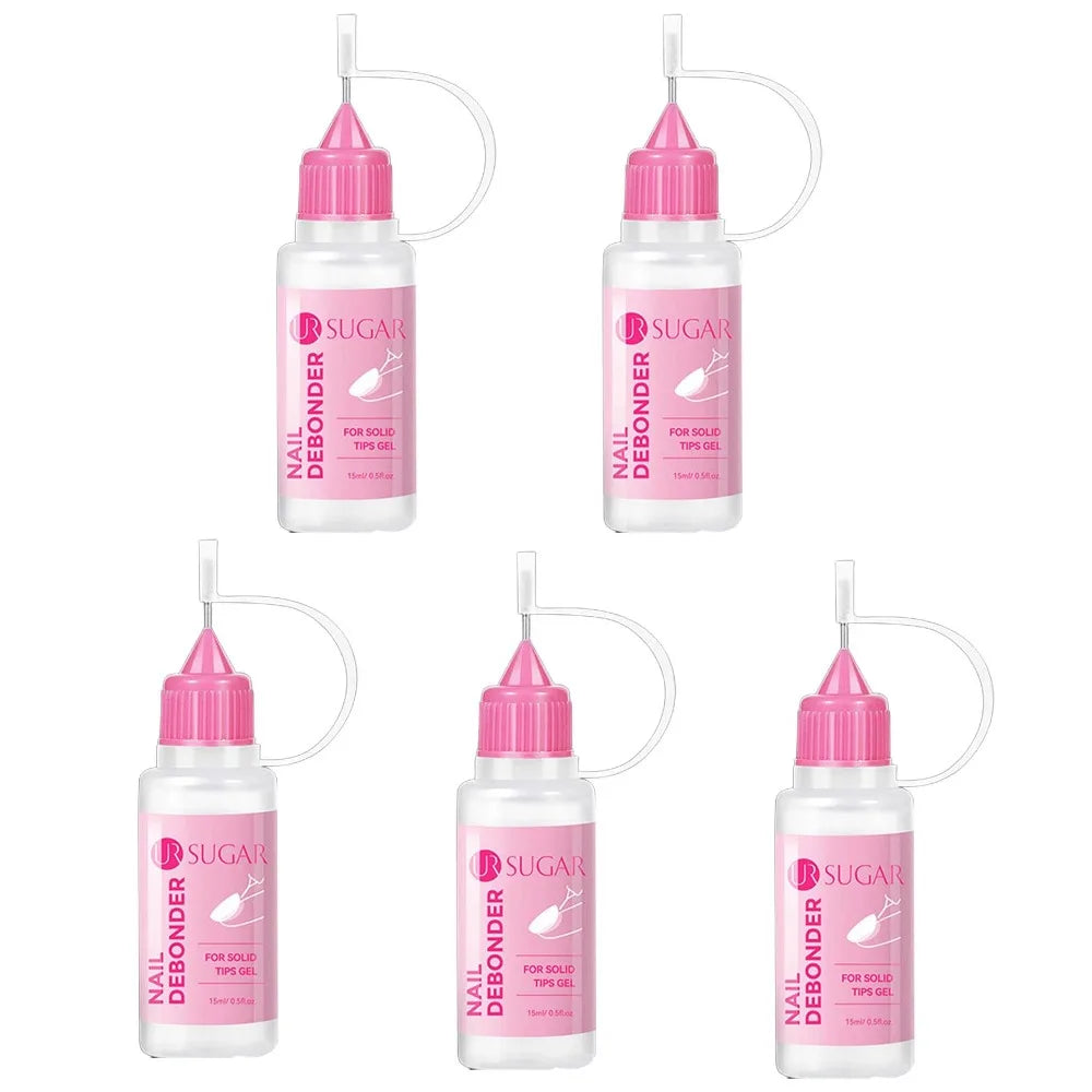 Nail Solid Gel Glue Remover & Debonder Fast Dissolve Liquid for Fake Tips Press On Nails, False Nails | Quick Manicure Tool