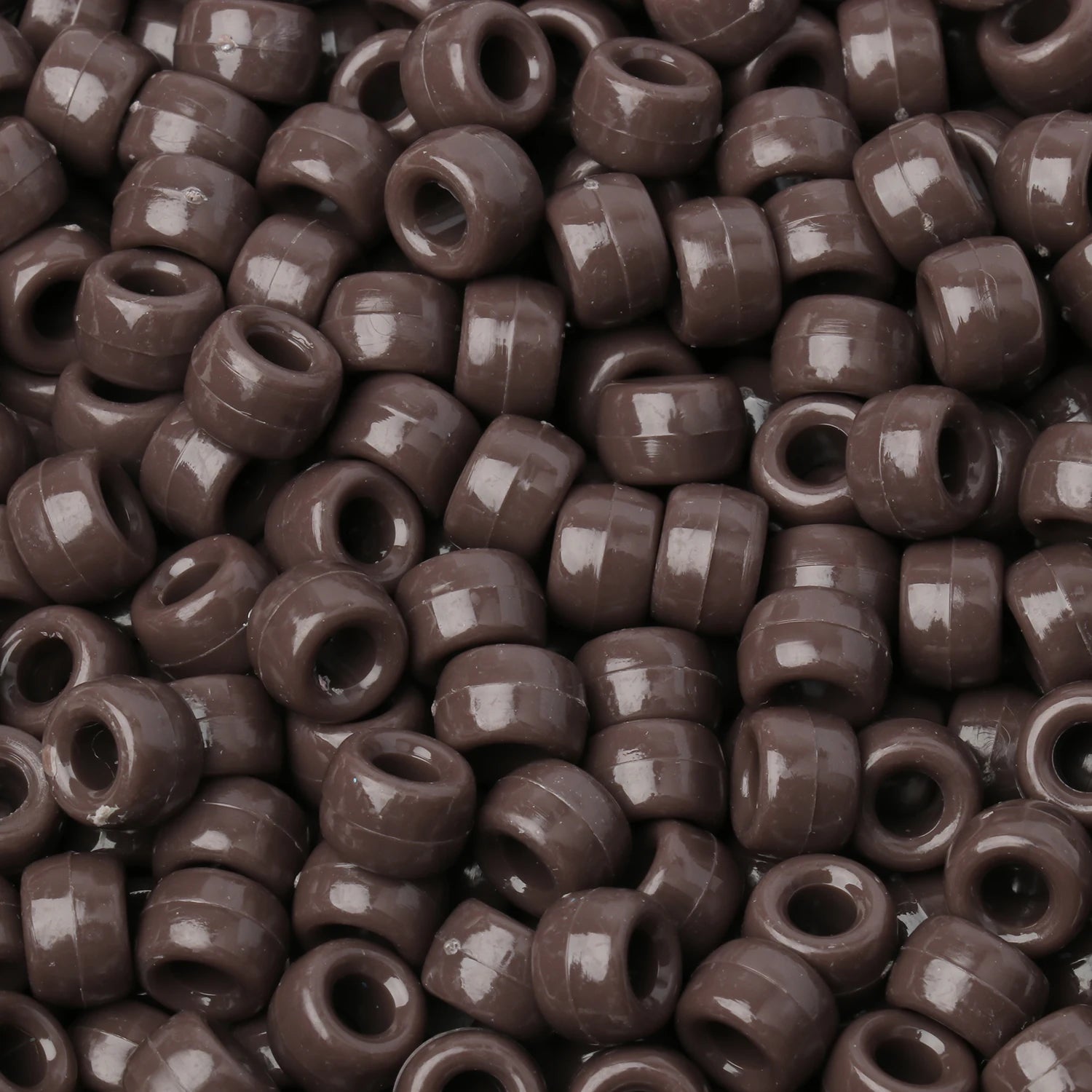 100pcs Pony Beads Big Hole Acyrlic Hair Beads HandCraft For Jewelry Making DIY Bracelets Necklace Gift Accessories