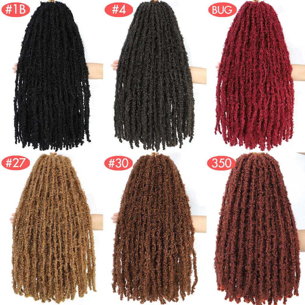 18 24 36 Inches Butterfly Locs Crochet Hair