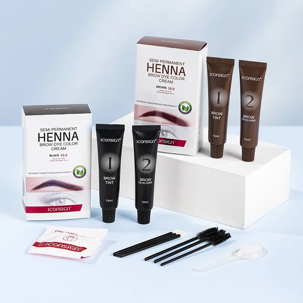 Professional Henna Eyelash Eyebrow Dye Tint