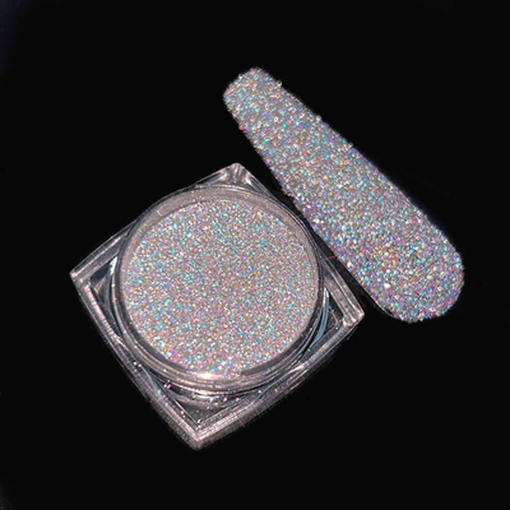 Jars Aurora Nail Powder Pearl Nail Glitter Neon Shimmer Nails Chrome Powder Dipping Powder Decoration Aurora Manicure Pigment