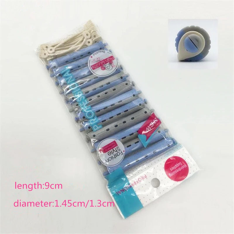 12pcs Heatless Hair Curler No Heat Hair Rollers Soft Curling Rod Pull Core Lazy Curls Flexi Rods Wave Formers Hair Styling Tools