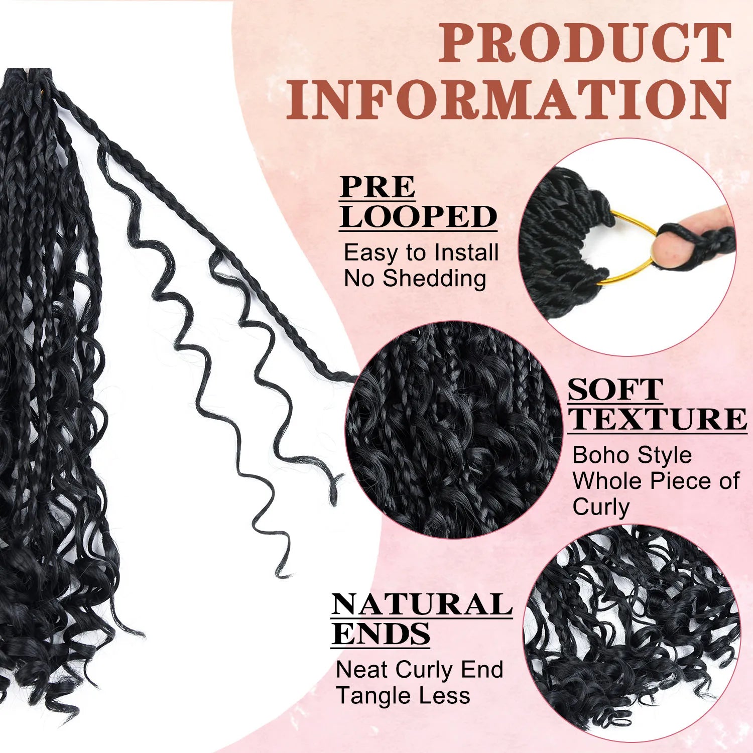 10 Inch Goddess Braids Crochet Hair