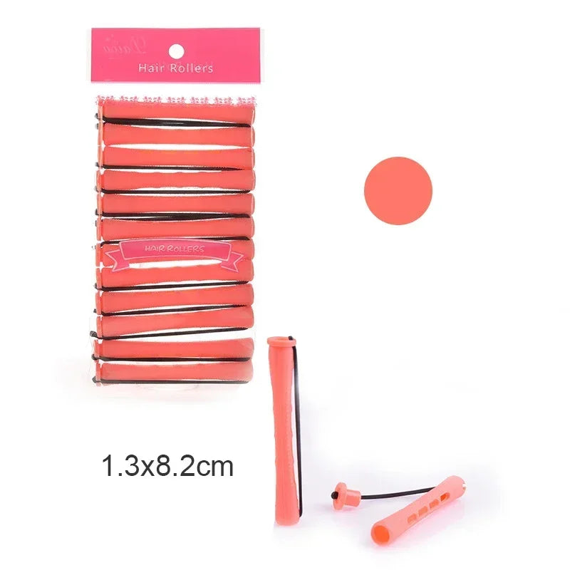 10pcs Hair Curlers Perm Rods Sets Short Cold Wave Rods Hair Curler Heatless Perming Rods Hair Curling Rollers Curling Hair Tools