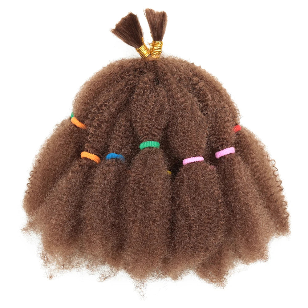 Afro Kinky Hair 12 Inch Synthetic Pre Stretched