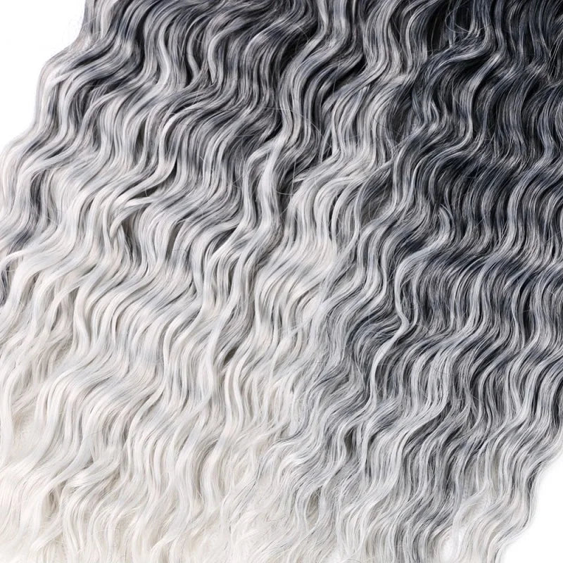 30Inch Synthetic Pre Stretched Deep Wave Crochet Hair