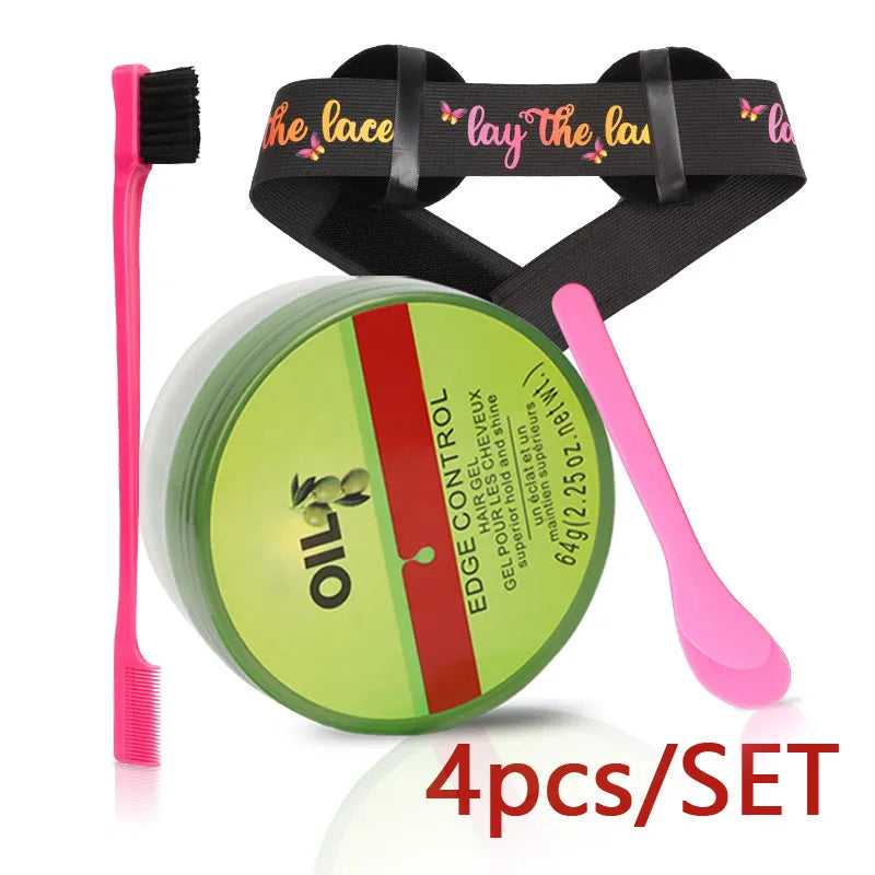 Olive Oil Edge Control Gel Lay Your Edges Down Hair Gel Smoothing Natural Curly Hair Edges Control Gel Silky Smooth Edges Pomade