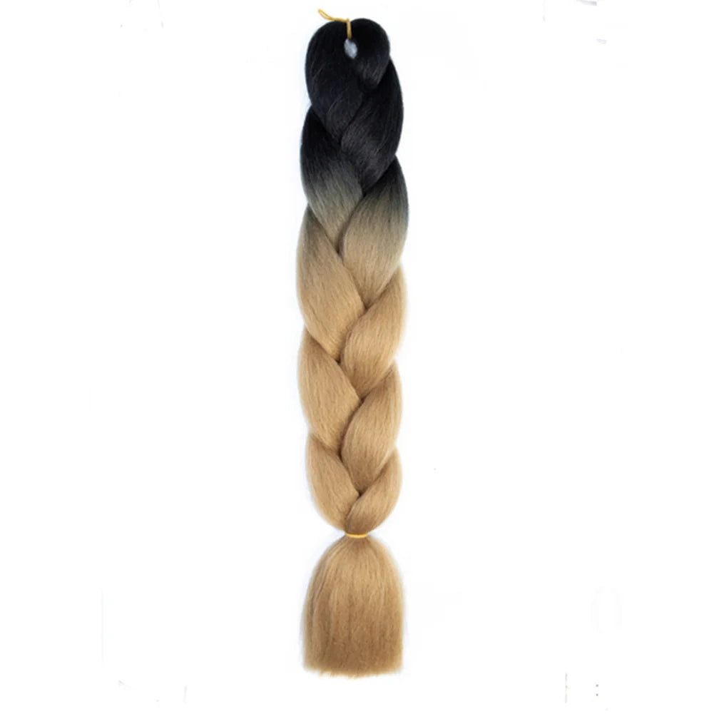 24 Inches Ombre Jumbo Braiding Hair Synthetic