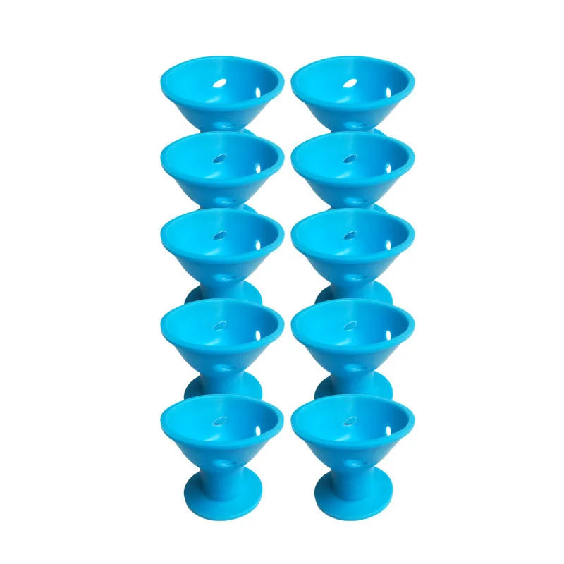 Heatless Hair Curlers Set: 10 Pieces Including Large and Small Soft Overnight Rollers for Women Lazy Curling Rods