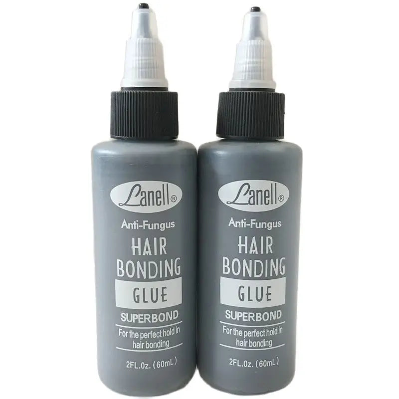 1pcs/2pcs 2Oz Lanell Black Hair Weaving Bond Anti-fungus Hair Bonding Glue SUPER BOND for the perfect hold in bonding