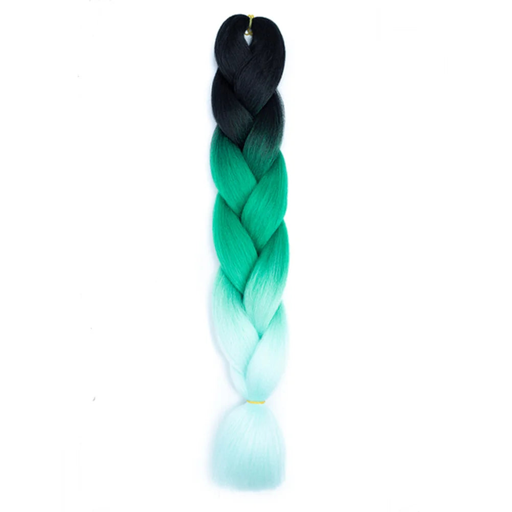 24 Inches Ombre Jumbo Braiding Hair Synthetic