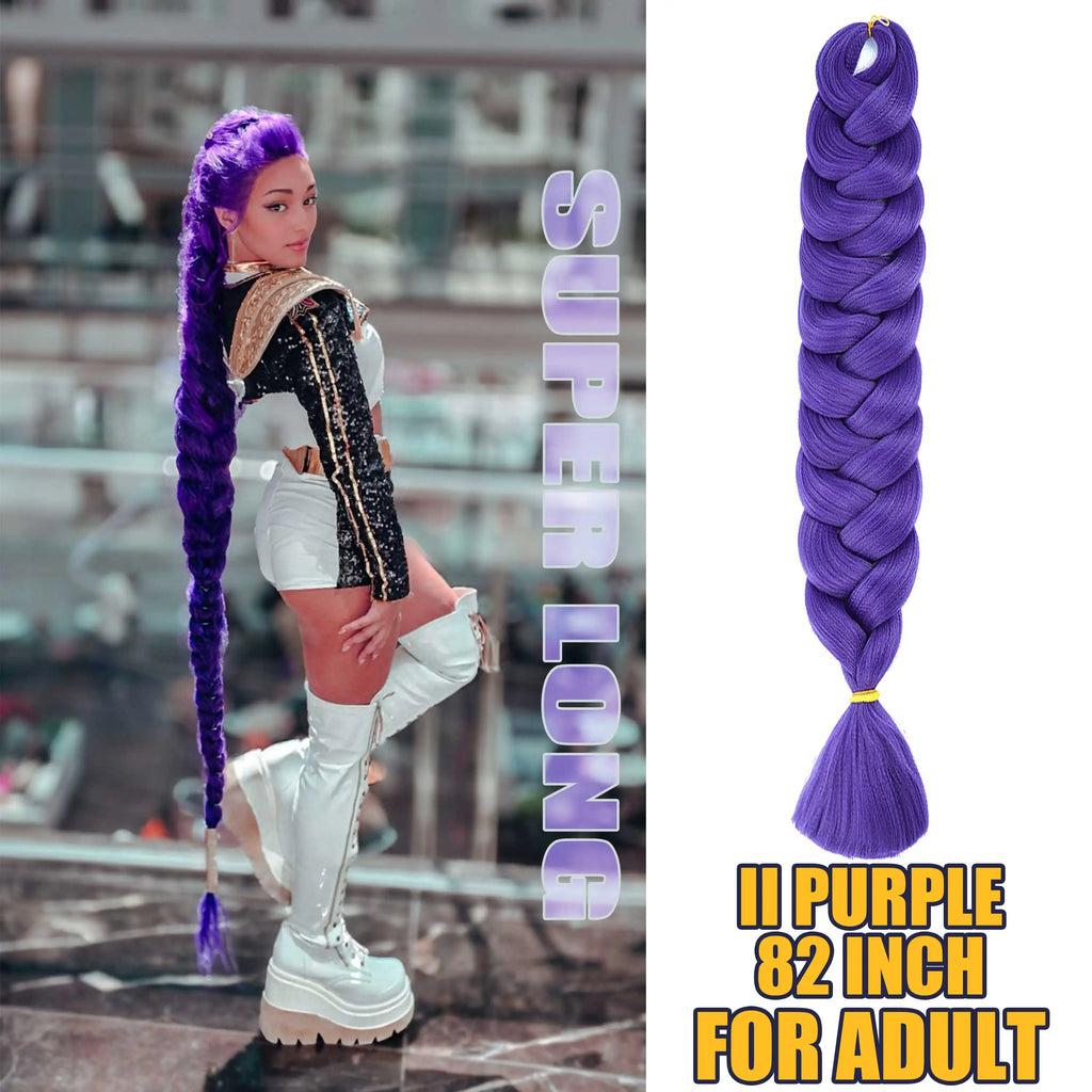 82 Inch XP Crochet Jumbo Braiding Hair