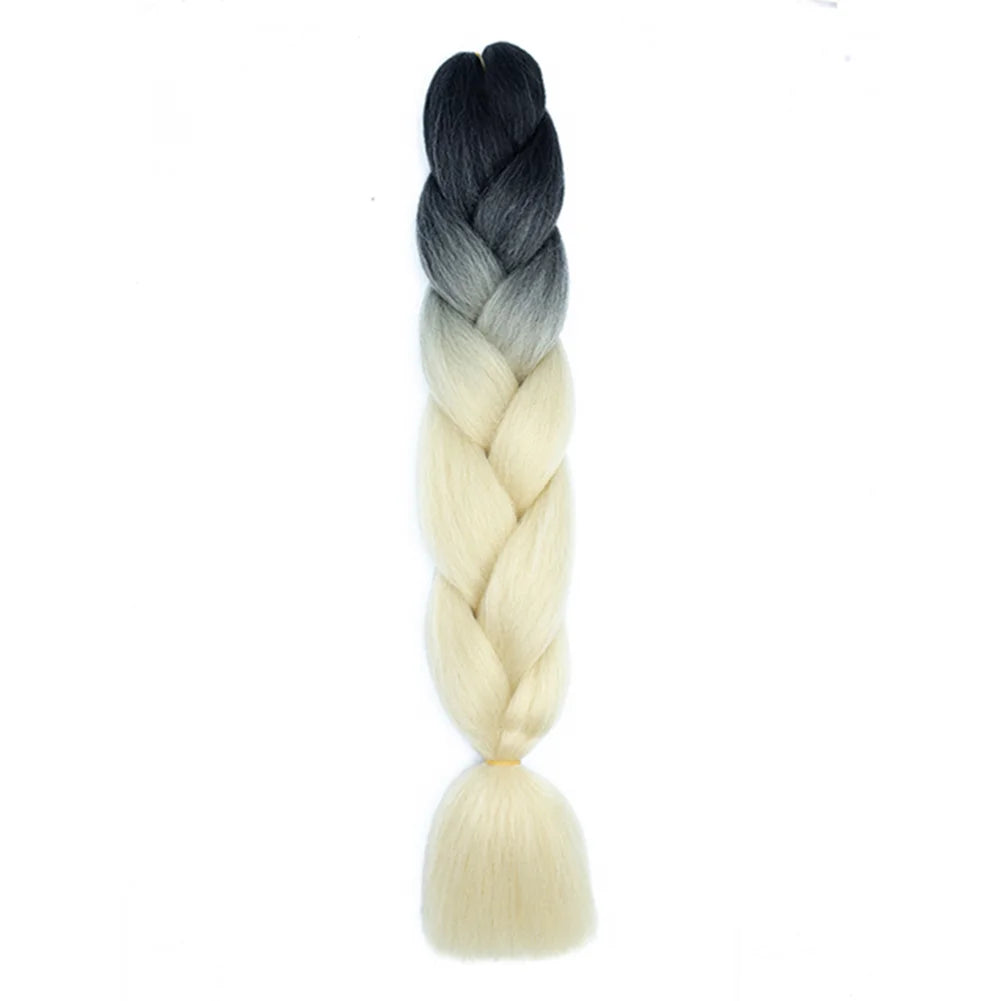 24 Inches Ombre Jumbo Braiding Hair Synthetic