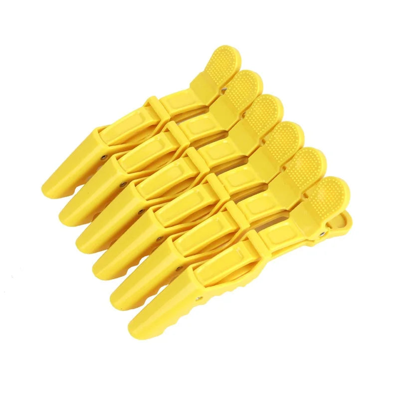 6PCS Alligator Hair Clips Hairdressing Clamps Claws Section Clip Barber Crocodile Hairpin Salon Styling Tools Hair Accessories