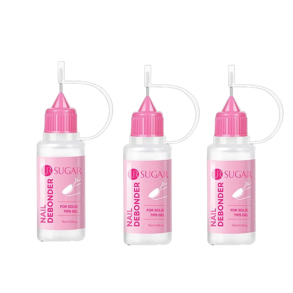 Nail Solid Gel Glue Remover & Debonder Fast Dissolve Liquid for Fake Tips Press On Nails, False Nails | Quick Manicure Tool