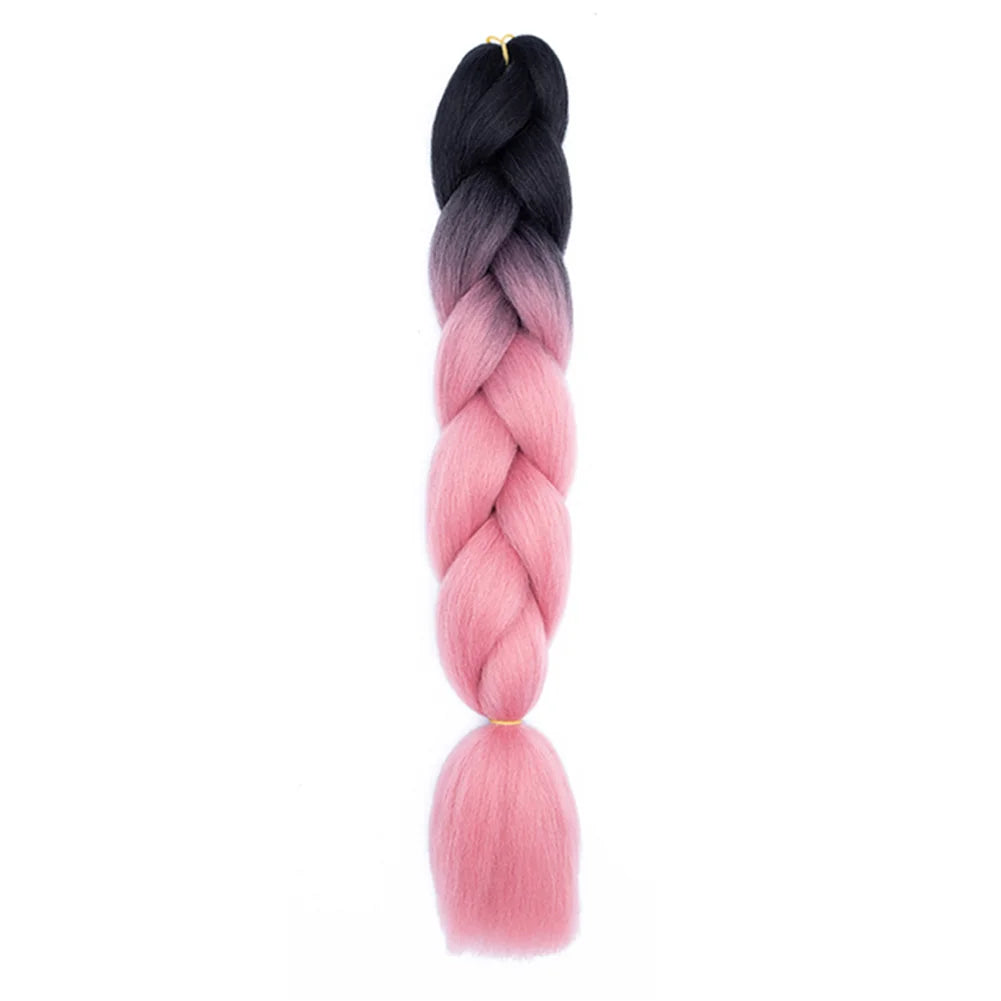 24 Inches Ombre Jumbo Braiding Hair Synthetic