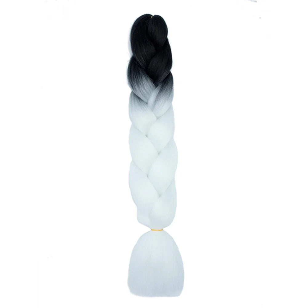24 Inches Ombre Jumbo Braiding Hair Synthetic