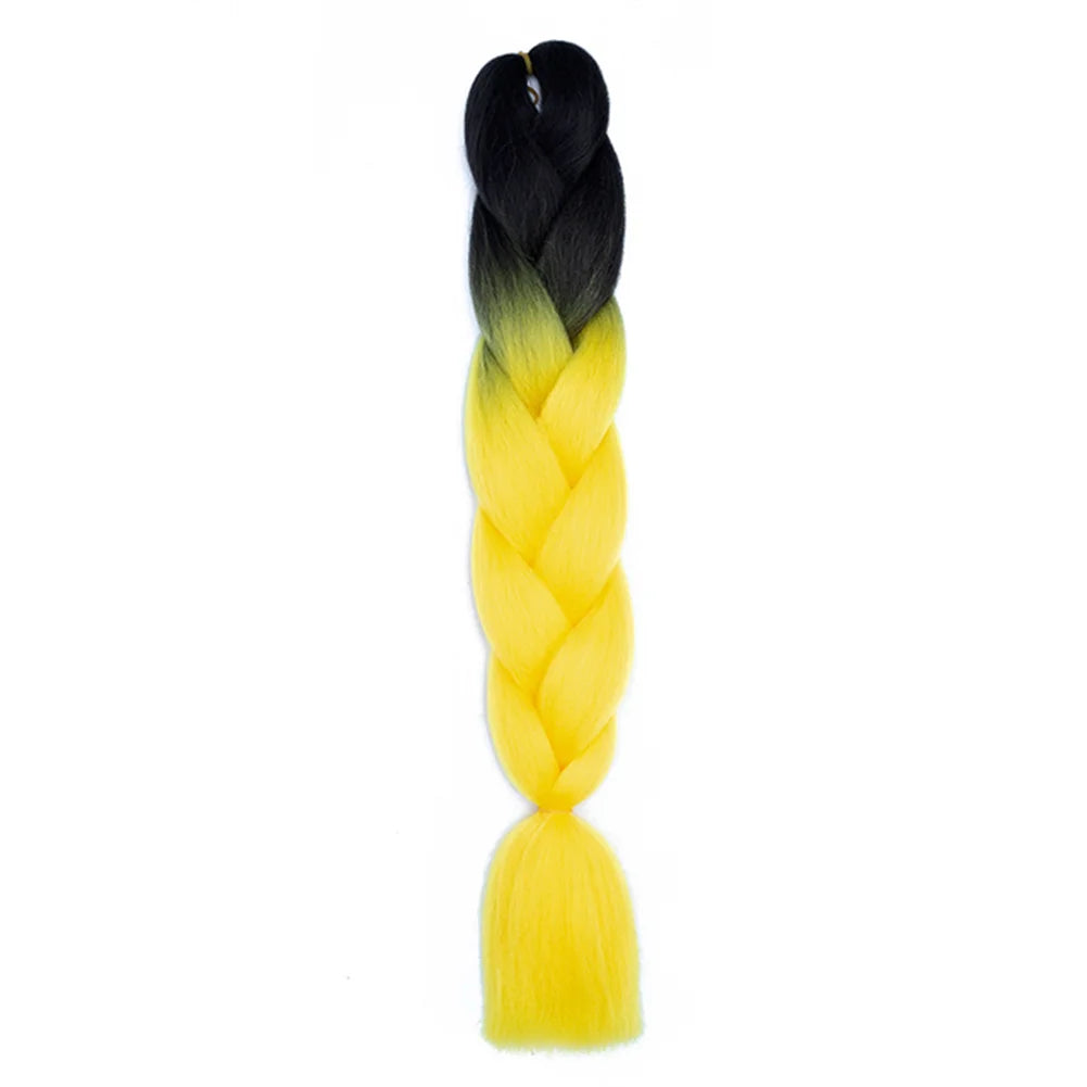 24 Inches Ombre Jumbo Braiding Hair Synthetic