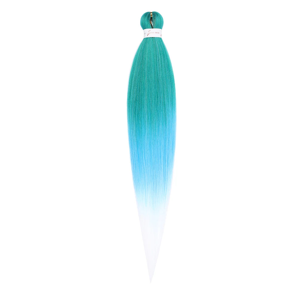 Pre-stretched Synthetic Braiding Hair Ombre