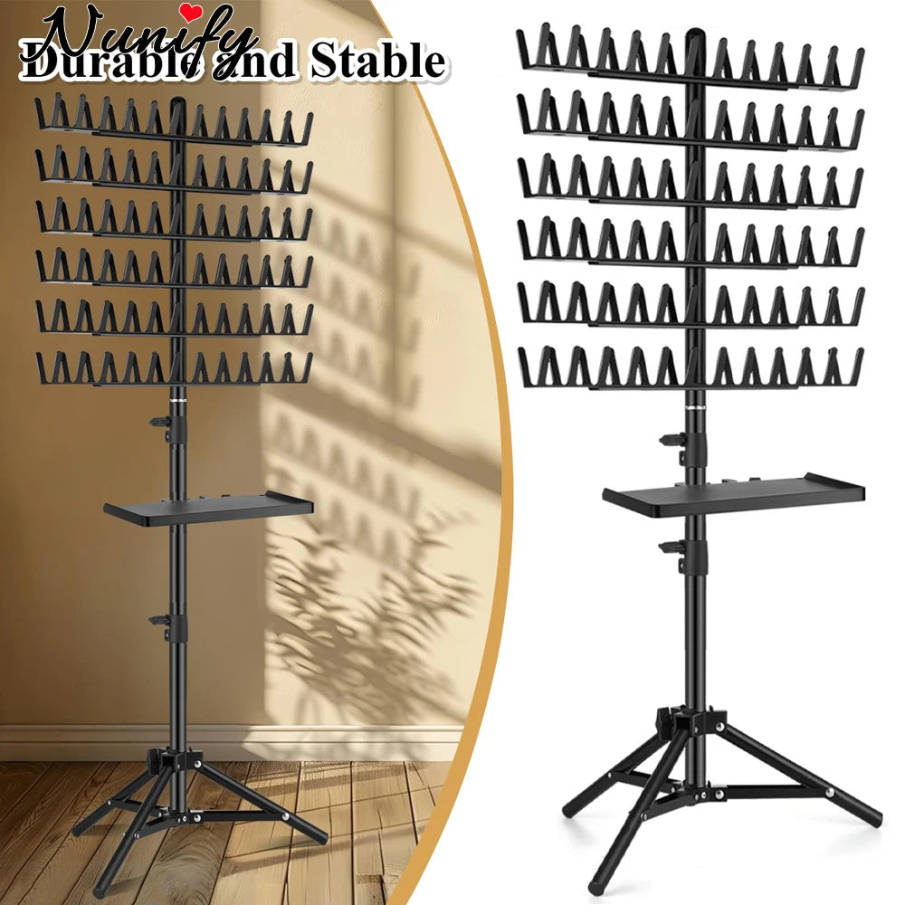 Hair Extension Holder Hanger Stand Braiding Hair Rack Double-Side Extension Display Holder Hair Separator Holder For Salon Home
