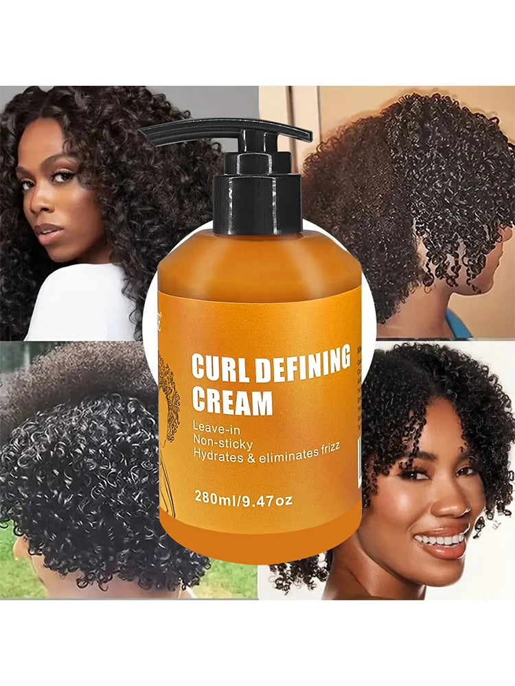 GZE CURL DEFINING CREAM with Argan Oil for Wavy and Curly Hair Hair Moisturizer and Deep Conditioning for Shine and Bounce