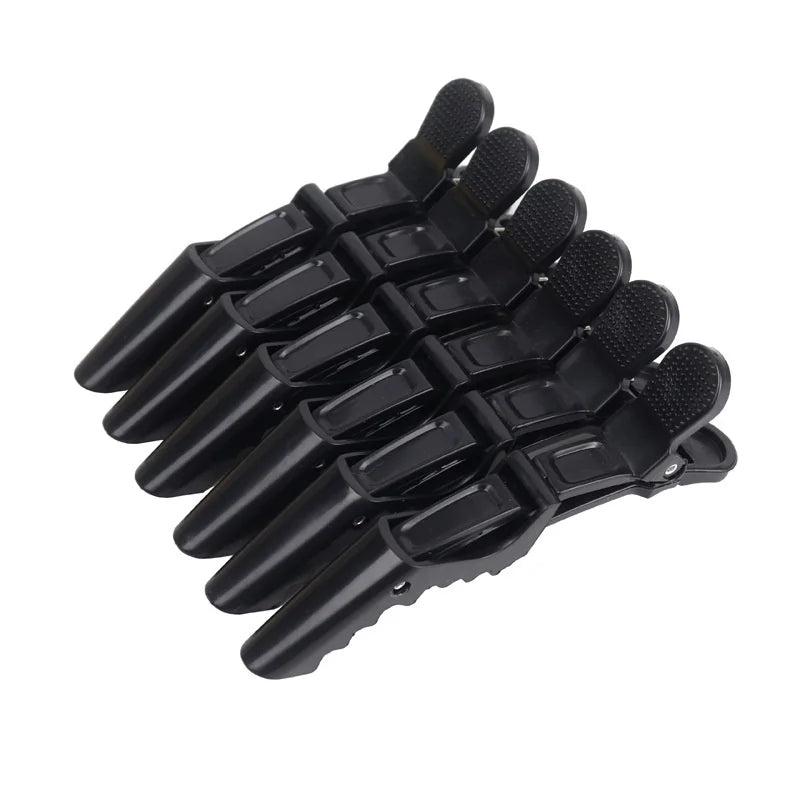 6PCS Alligator Hair Clips Hairdressing Clamps Claws Section Clip Barber Crocodile Hairpin Salon Styling Tools Hair Accessories