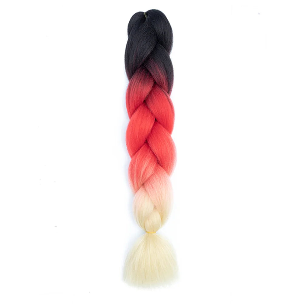 24 Inches Ombre Jumbo Braiding Hair Synthetic