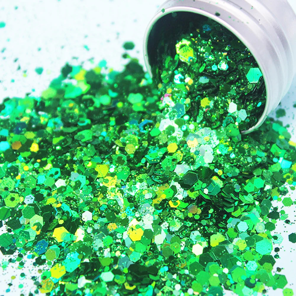 Jars Aurora Nail Powder Pearl Nail Glitter Neon Shimmer Nails Chrome Powder Dipping Powder Decoration Aurora Manicure Pigment