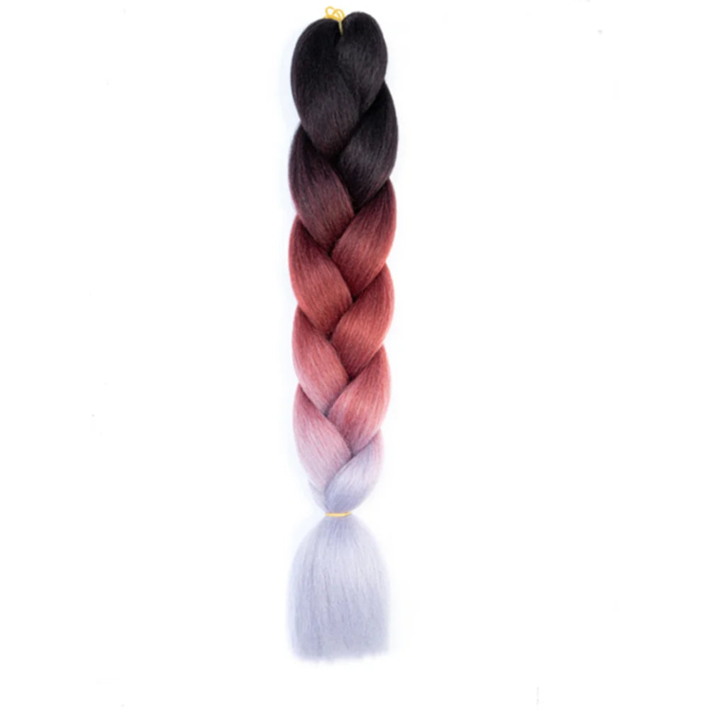 24 Inches Ombre Jumbo Braiding Hair Synthetic