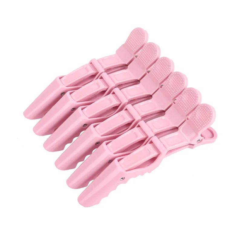 6PCS Alligator Hair Clips Hairdressing Clamps Claws Section Clip Barber Crocodile Hairpin Salon Styling Tools Hair Accessories