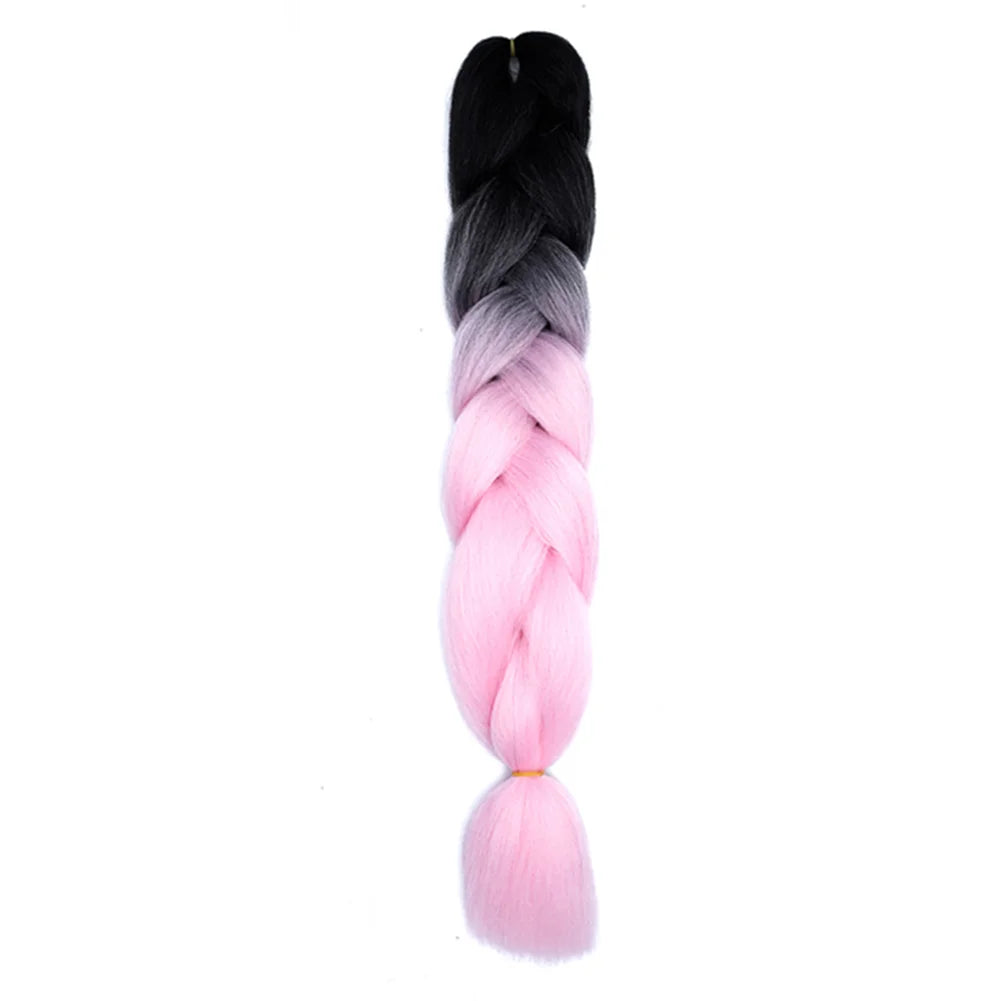 24 Inches Ombre Jumbo Braiding Hair Synthetic