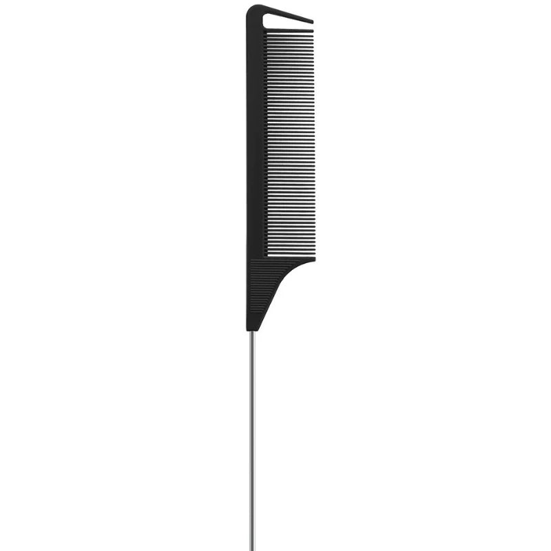 1pc Professional Pointed Tail Hair Comb Salon Cut Comb Styling Stainless Steel Spiked Salon Hair Care Hairdresser Styling Tool
