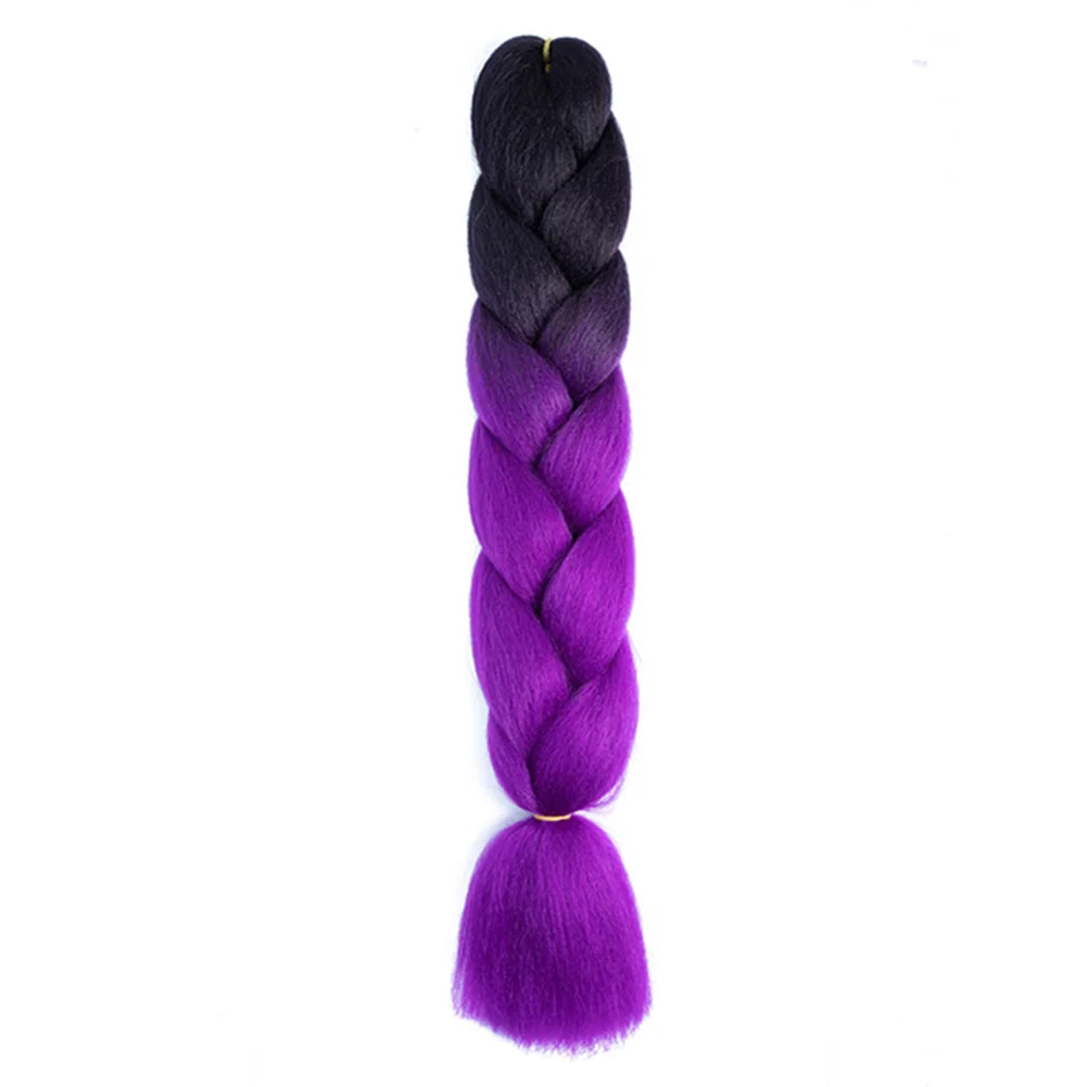 24 Inches Ombre Jumbo Braiding Hair Synthetic