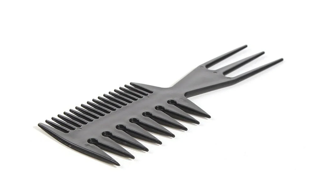 Double Side Professional Tooth Combs Fish Bone Shape Hair Brush Barber Hair Dyeing Cutting Coloring Brush Man Hairstyling Tool