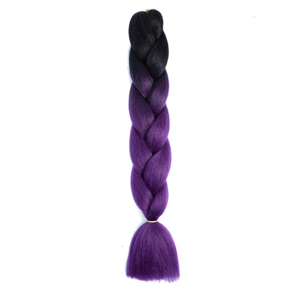 24 Inches Ombre Jumbo Braiding Hair Synthetic