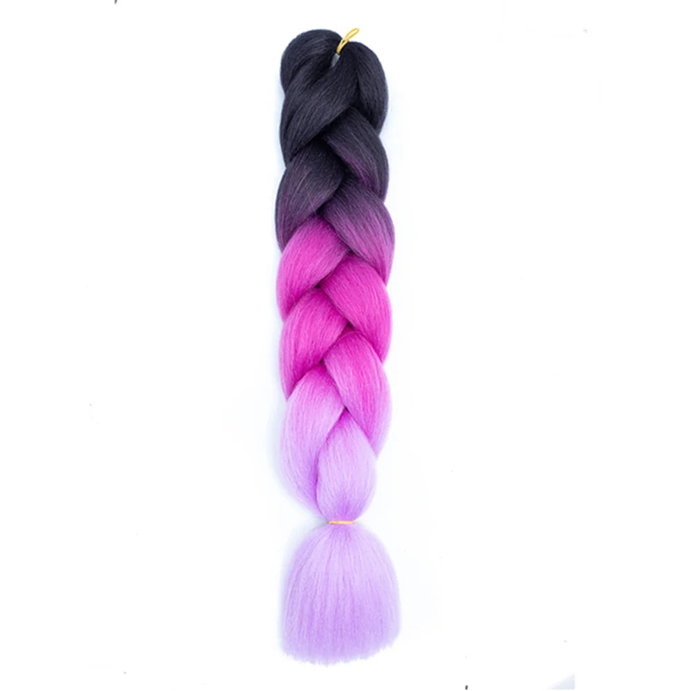 24 Inches Ombre Jumbo Braiding Hair Synthetic