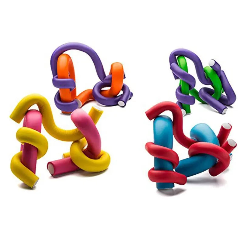 10pcs Flexible Hair Curling Rod Soft  Heatess Hair Curler Makers Foam Bendy Twist Curls Flexi No Heat Rollers Styling Tools