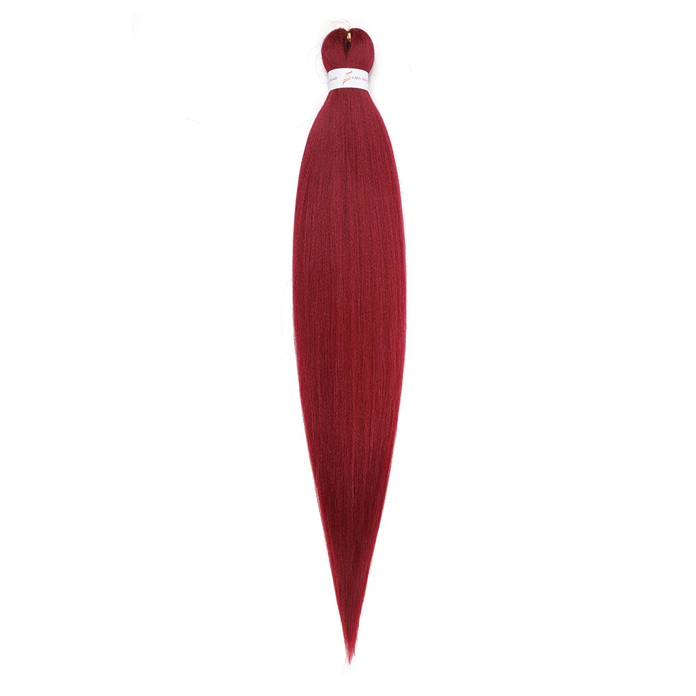 Pre-stretched Synthetic Braiding Hair Ombre