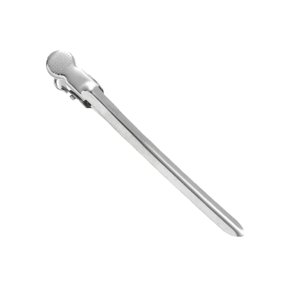 Sliver Hair Root Fluffy Clips Women Simple Metal Hair Fixed Clips Hairdressing Section Clips Barber Salon Hair Cut Styling Tools