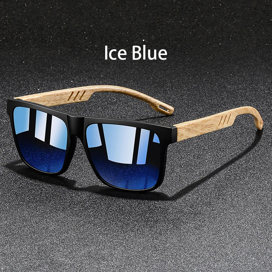 Fashion Vintage Square Colorful Square Frame Sunglasses Men Women Fishing Driving Fashion Brand Designer Lightweight Sun Glasses