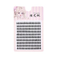 QUEENICE D-Curl - Natural Volume False Lashes - InLove Group Style - Large Capacity Eyelash Clusters for Beginners
