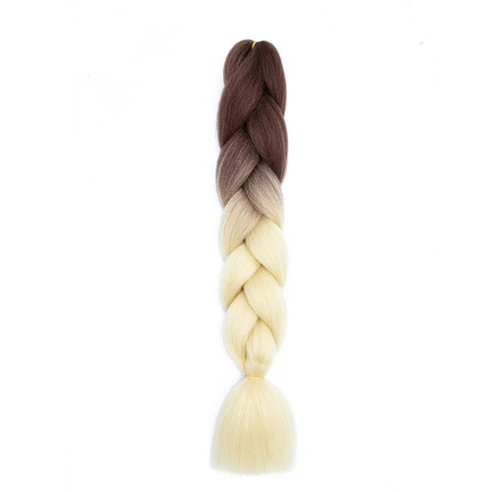 24 Inches Ombre Jumbo Braiding Hair Synthetic